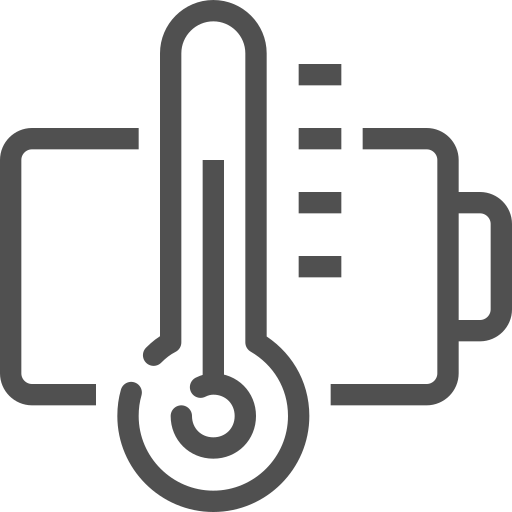 Battery, energy, power, temperature, high, thermometer icon - Download on  Iconfinder